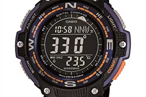 Casio Men's SGW-100-2BCF Twin Sensor Digital Display Quartz Black Watch - The Camping Companion