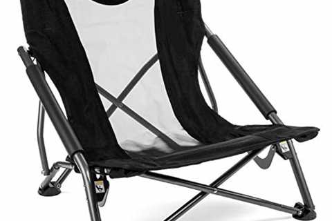Cascade Mountain Tech Camping Chair - Low Profile Folding Chair for Camping, Beach, Picnic,..