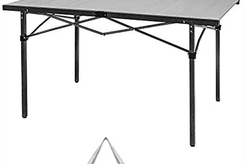 KingCamp Roll Up Aluminum Folding Table - The Camping Companion