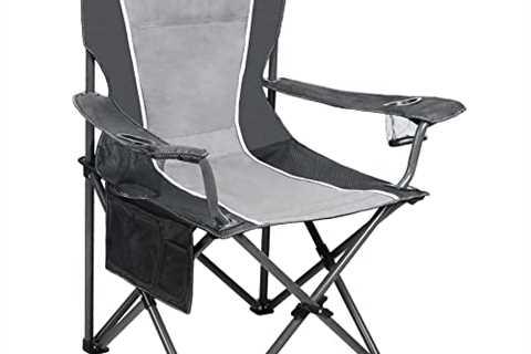 ALPHA CAMP Oversized Camping Folding Chair - The Camping Companion