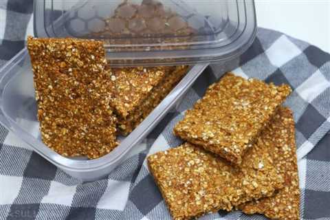 Survival Bars With Oats and Honey to Last for 20 Years