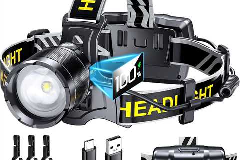 100000 LM Super Bright Headlamp Review: Lights Galore!